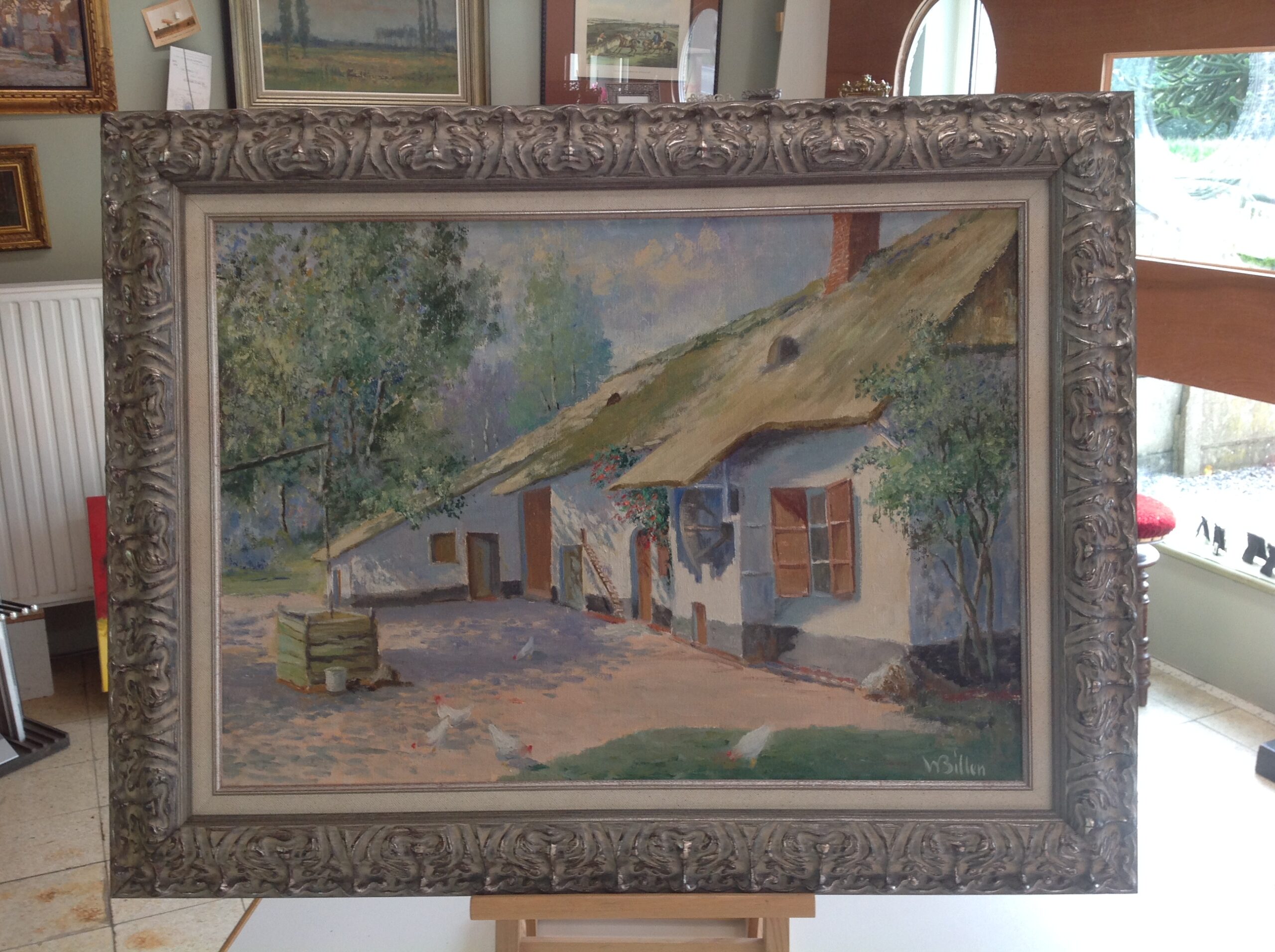 Schilderij met inlijsting op maat